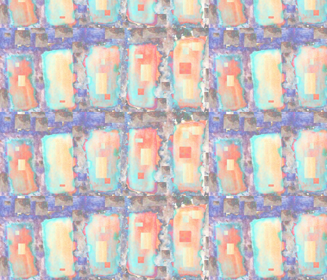 Bricks Pastel 2000 fabric by minka on Spoonflower - custom fabric