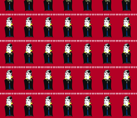 Awesome Vampire fabric by sewbettie on Spoonflower - custom fabric