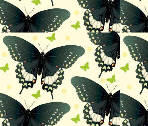 swallowtailart fabric by margart on Spoonflower - custom fabric