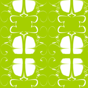 Funky Green Clovers