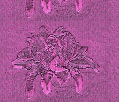 group_lily_pattern_a fabric by sharbear on Spoonflower - custom fabric