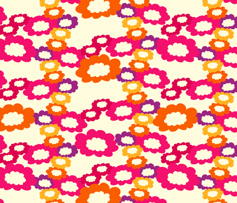 HippyFlowers fabric by nadja on Spoonflower - custom fabric