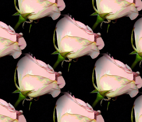 rose_a_painted_tiled fabric by sharbear on Spoonflower - custom fabric