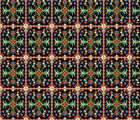 Kazak_Motif_G fabric by maureclaire on Spoonflower - custom fabric