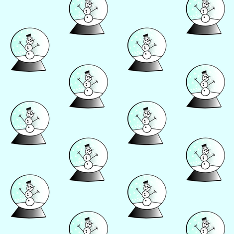snowglobe fabric by minelliott on Spoonflower - custom fabric