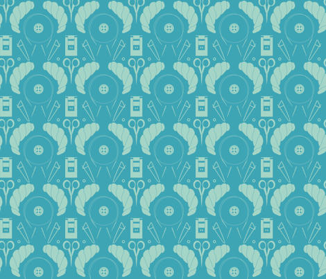 blueknit fabric by eloisenarrigan on Spoonflower - custom fabric