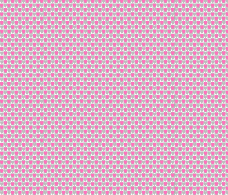 checkerheart-pink fabric by d0mesticateddani on Spoonflower - custom fabric