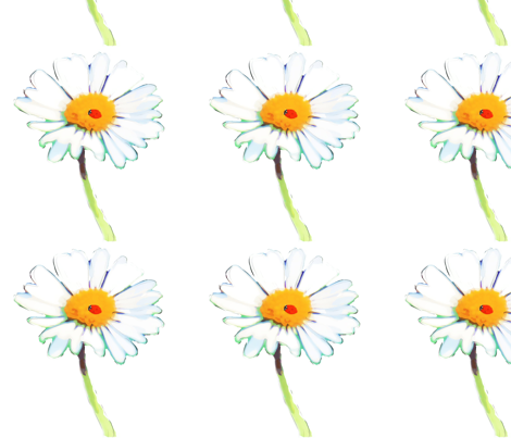 ladybugondaisy fabric by kimberlyjt on Spoonflower - custom fabric