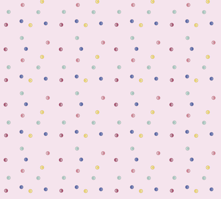 Cupcakes with buttons on pink 3 fabric by gail_bean on Spoonflower - custom fabric