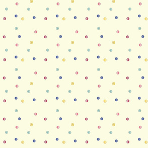 Cupcakes with buttons on yellow  3