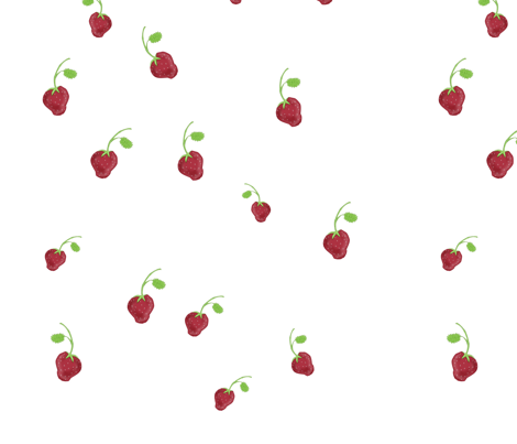 fresas fabric by anacrus on Spoonflower - custom fabric