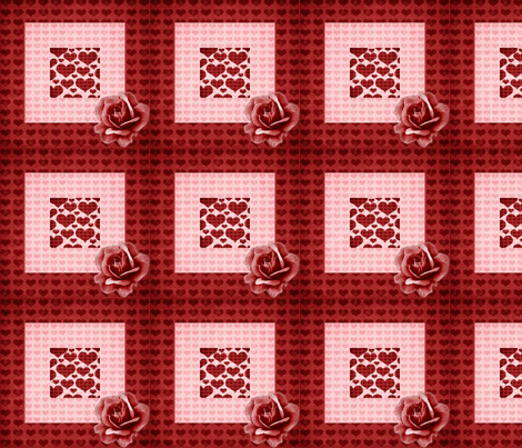 heartsandroses fabric by shade on Spoonflower - custom fabric