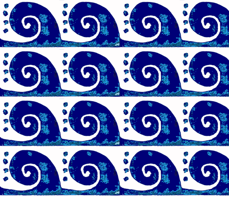 wave_outline fabric by carol_reed on Spoonflower - custom fabric