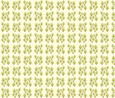 Green Trees fabric by applesandorange on Spoonflower - custom fabric
