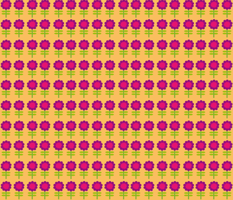 pink_flowers fabric by valeasc on Spoonflower - custom fabric