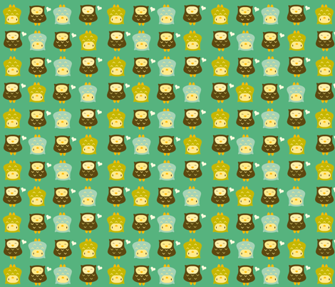 earthyowlslab fabric by luckyapple on Spoonflower - custom fabric