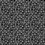 black&white roses