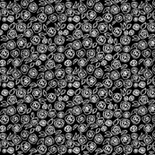 black&white roses
