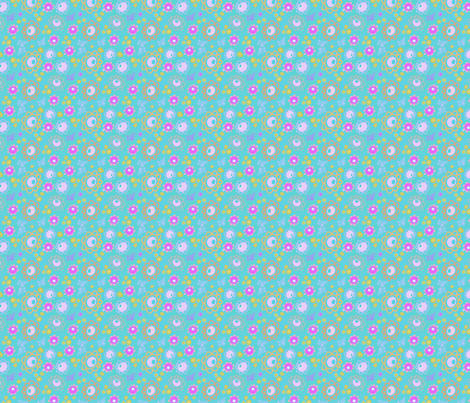 flowerpower fabric by musterartig on Spoonflower - custom fabric