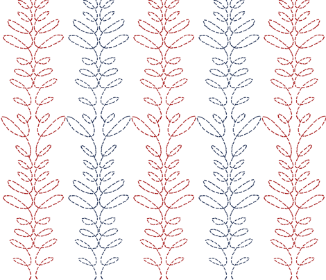 Cursive Vines fabric by michellebrusegaard on Spoonflower - custom fabric