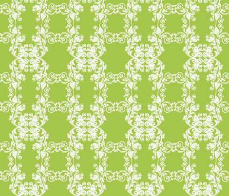 Chartreuse Wallpaper fabric by michellebrusegaard on Spoonflower - custom fabric
