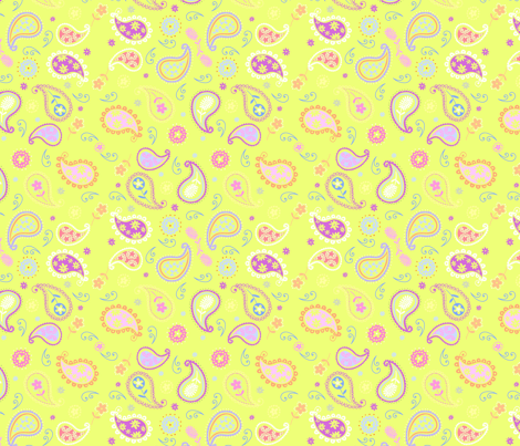 paisley fabric by musterartig on Spoonflower - custom fabric