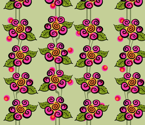 floral4 fabric by cherie on Spoonflower - custom fabric
