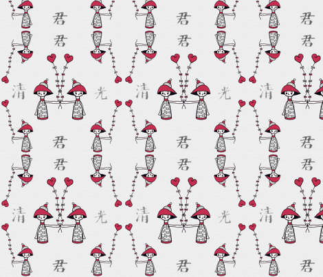 Paper China fabric by dianaelaine on Spoonflower - custom fabric