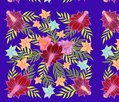 floral111 fabric by lankam on Spoonflower - custom fabric
