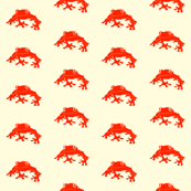 Tree Frog Pattern (Red)