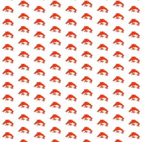 Tree Frog Pattern (Red)