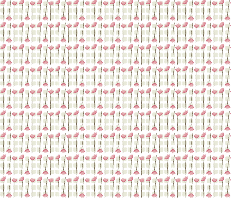 flowers_3_stems_upside fabric by alice_and_co on Spoonflower - custom fabric