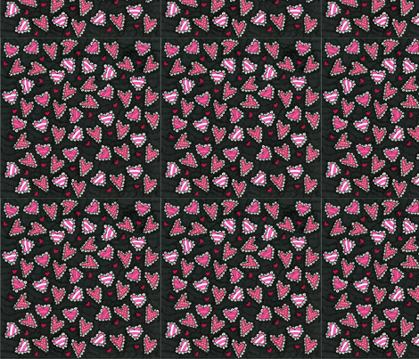 hearts fabric by studiopetite on Spoonflower - custom fabric