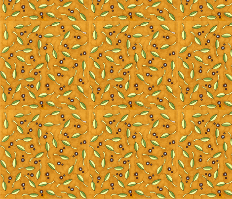 leaves fabric by studiopetite on Spoonflower - custom fabric