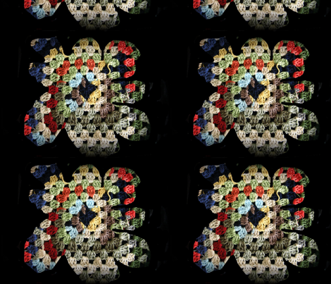 spoonflowerFabricDesignManicBlackGranny fabric by kjana on Spoonflower - custom fabric