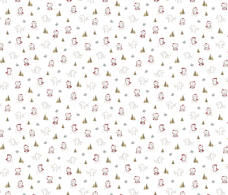 RidingHoodRED fabric by triciatharp on Spoonflower - custom fabric