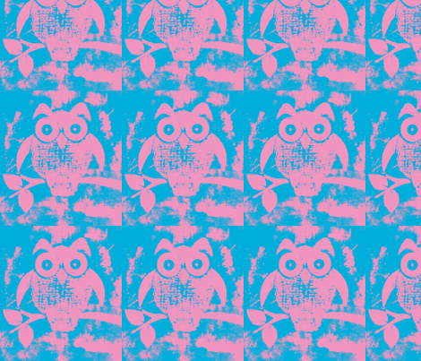 Wallpaper_Owl-ch fabric by anenome on Spoonflower - custom fabric