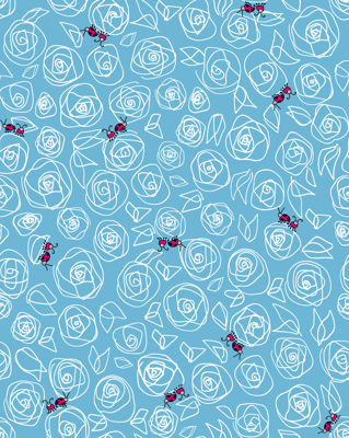 roses and visitors