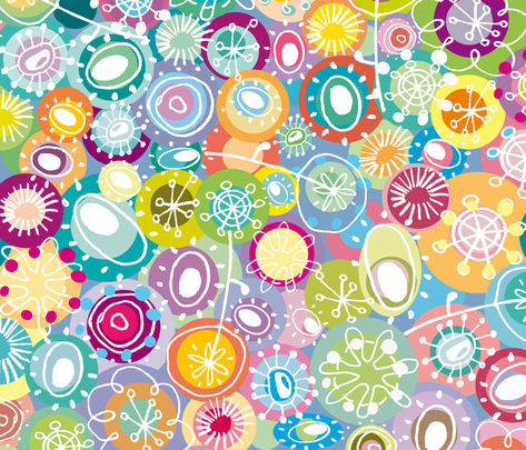 tipsy2 fabric by musterartig on Spoonflower - custom fabric