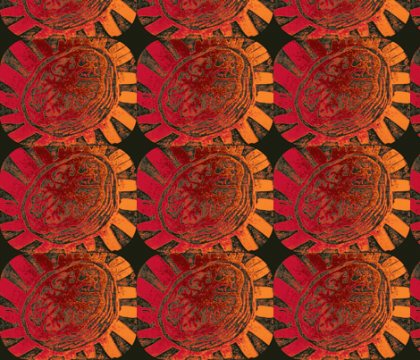 SUPER TOMATO! (color) fabric by steph_tichenor on Spoonflower - custom fabric
