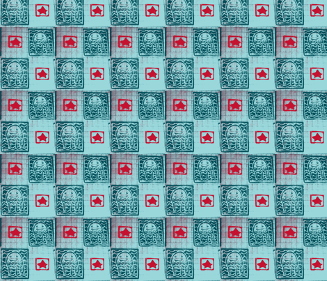 *holiday octopus star* fabric by steph_tichenor on Spoonflower - custom fabric