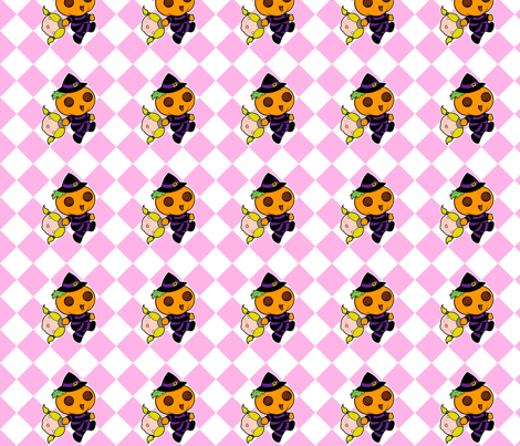 punkin_print_purple-ed fabric by arcana-j on Spoonflower - custom fabric