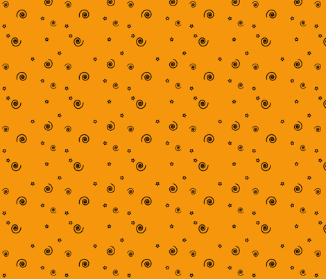 Coordinate - Boo in Black fabric by arcana-j on Spoonflower - custom fabric