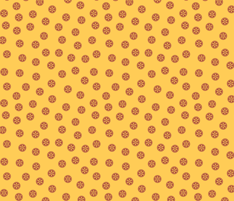 Agrata:  Dots on gold  ©2010 by Jane Walker fabric by artbyjanewalker on Spoonflower - custom fabric
