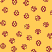 Agrata:  Dots on gold  ©2010 by Jane Walker