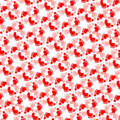 Flower-feet-pink-red