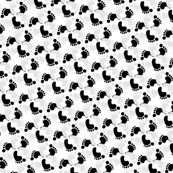 Flower-feet-Black-Grey