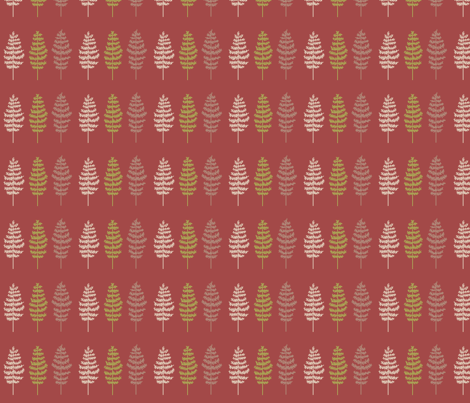 Feather Trees fabric by disgusted_cats on Spoonflower - custom fabric