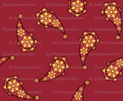 Agrata: Paisley Sprinkle  ©2010 by Jane Walker