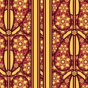Agrata:  Paisley Stripe  ©2010 by Jane Walker